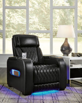Leasing Furniture - Ashley Furniture - Boyington Living Room - PWR REC Sofa with ADJ Headrest / Black - U2710615