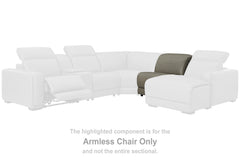 Leasing Furniture - Ashley Furniture - Correze Sectional - 3-Piece Power Reclining Sectional with Chaise / Gray - U94202S11