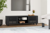Leasing Furniture - Ashley Furniture - Danziar TV Stand - 72" / Black - W1013-68