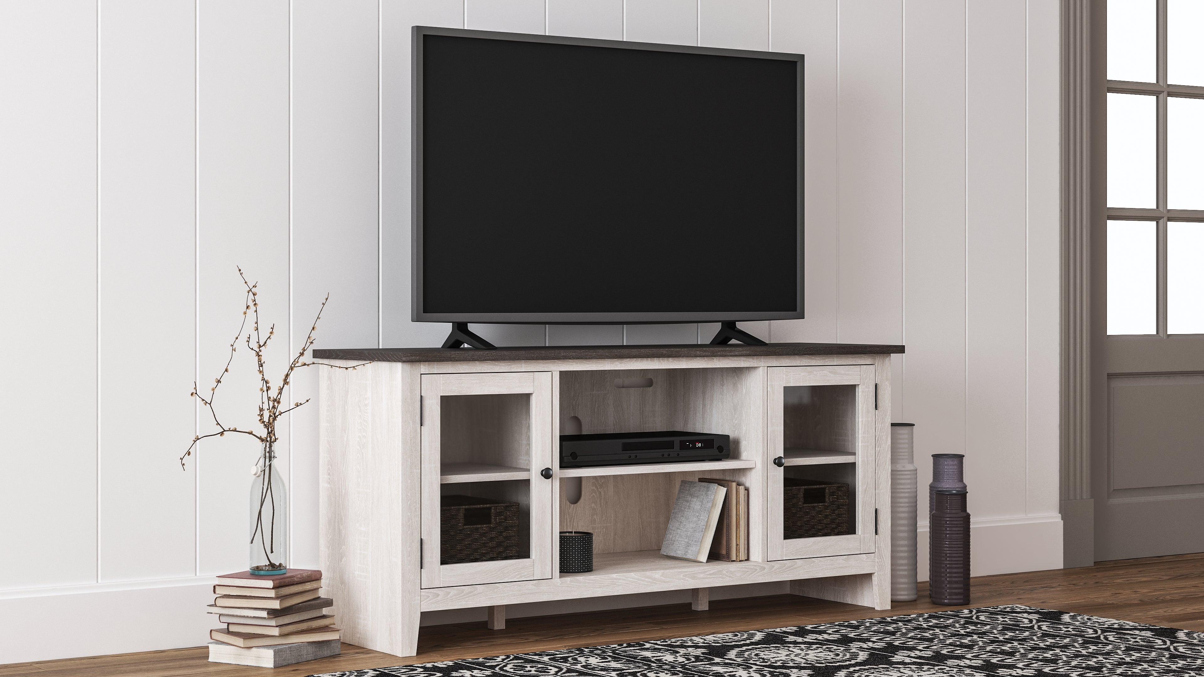 Leasing Furniture - Ashley Furniture - Dorrinson 60" TV Stand - 60" / Two-tone - W287-68
