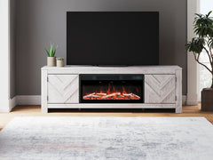 Cayboni 71" TV Stand with Electric Fireplace