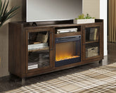 Leasing Furniture - Ashley Furniture - Starmore 70" TV Stand with Electric Fireplace - 70" TV Stand with Electric Fireplace / Brown - W633W4