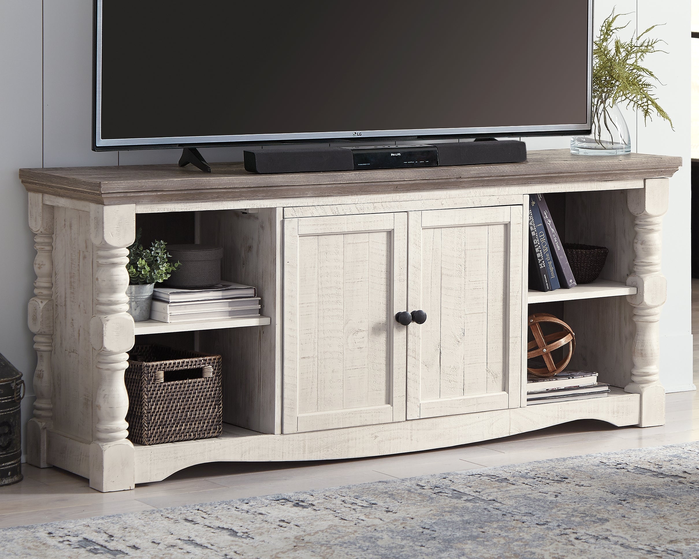 Leasing Furniture - Ashley Furniture - Havalance 67" TV Stand - 67" / Two-tone - W814-30
