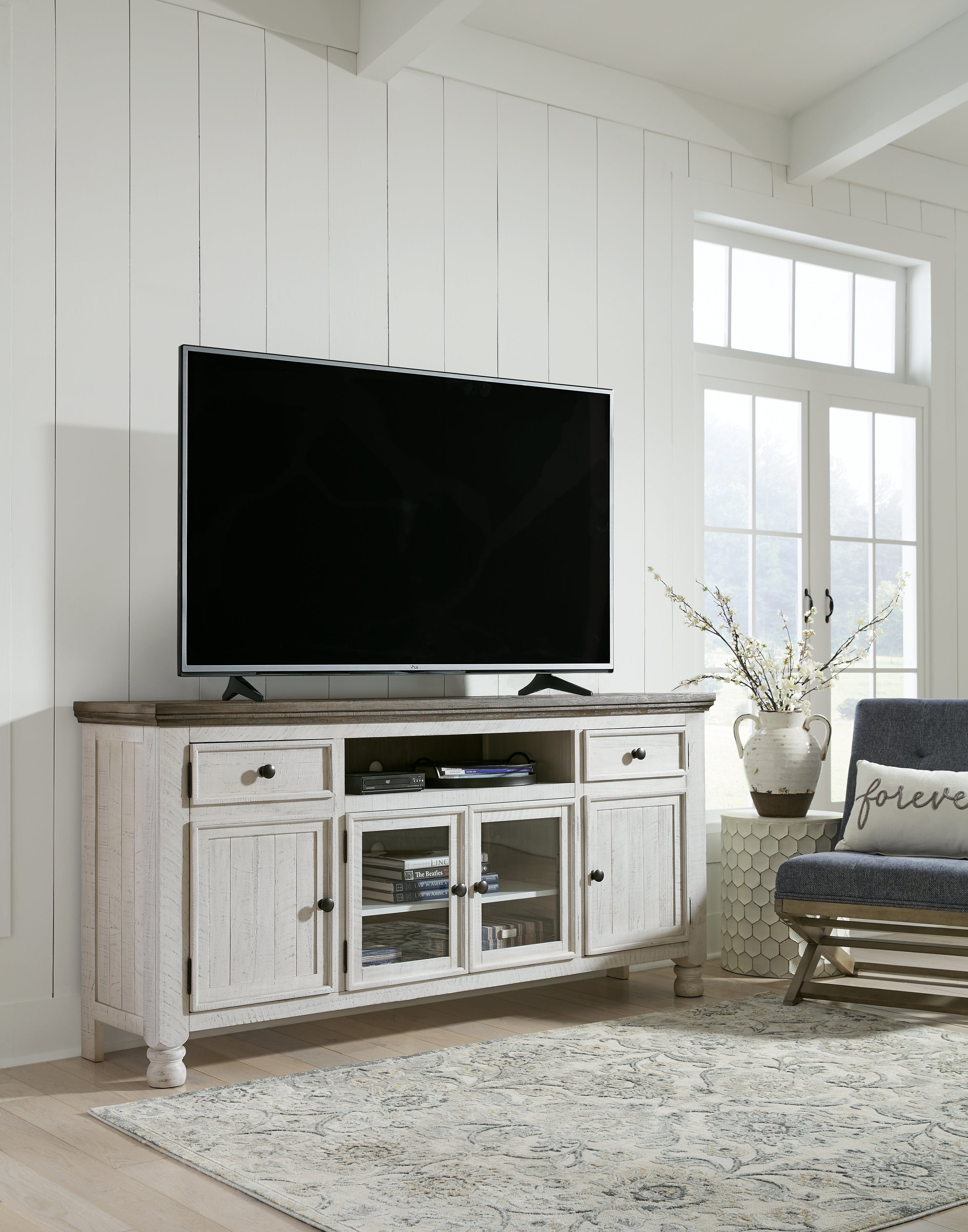 Leasing Furniture - Ashley Furniture - Havalance TV Stand - TV Stand / Two-tone - W814-68