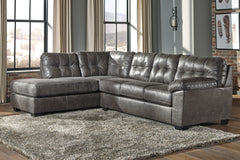 Leasing Furniture - Ashley Furniture - Fallston Sectional - RAF 2-Piece Sectional with Chaise / Slate - 17221S1