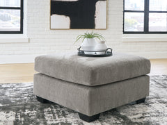 Leasing Furniture - Ashley Furniture - Lanelly Living Room - Oversized Accent Ottoman / Alloy - 1750408