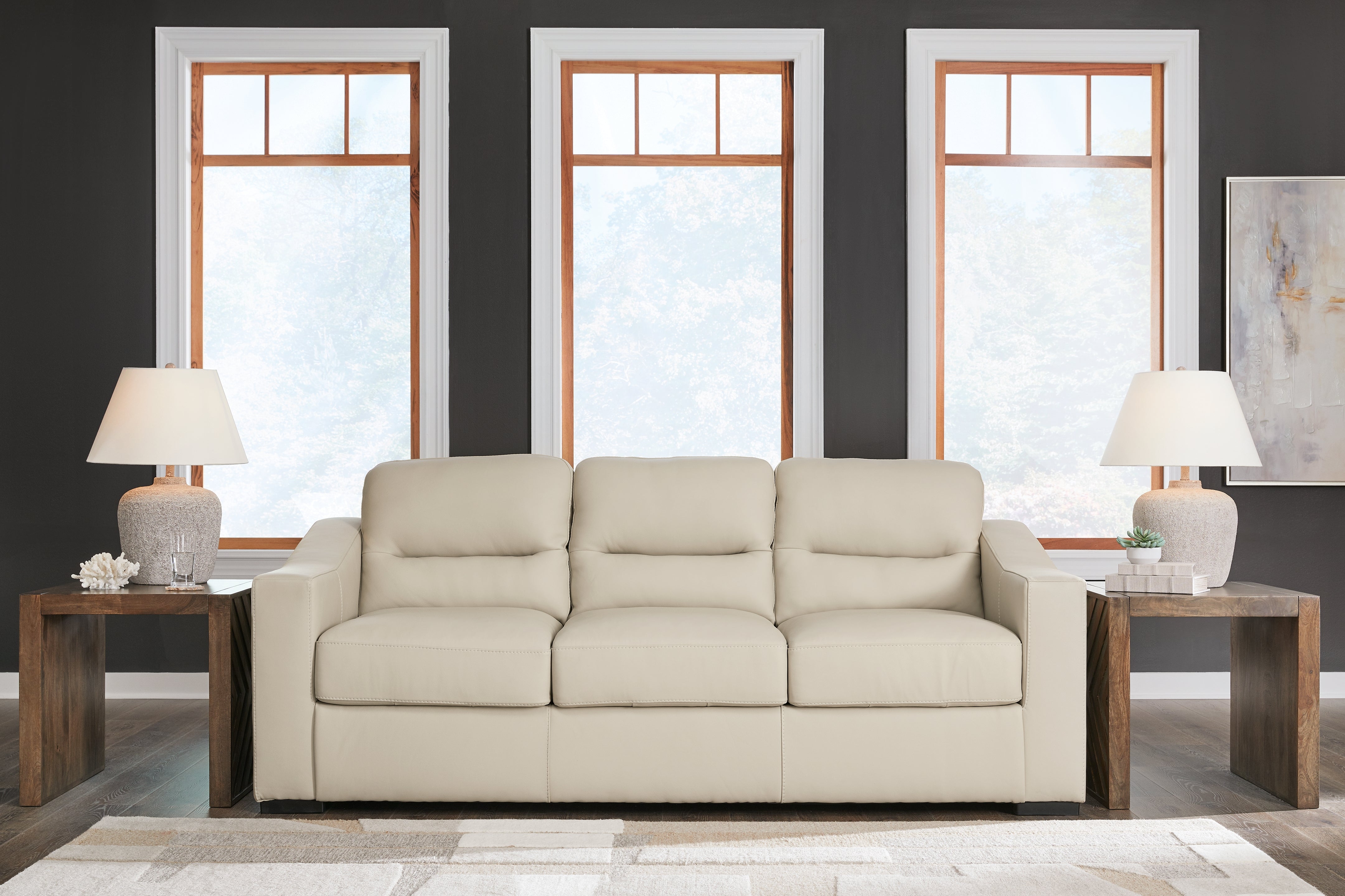 Leasing Furniture - Ashley Furniture - Treasure Trove Living Room - Sofa / Almond - 1930438