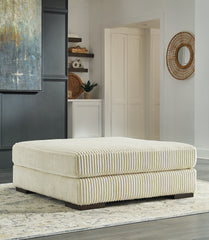 Leasing Furniture - Ashley Furniture - Lindyn Living Room - Oversized Accent Ottoman / Ivory - 2110408