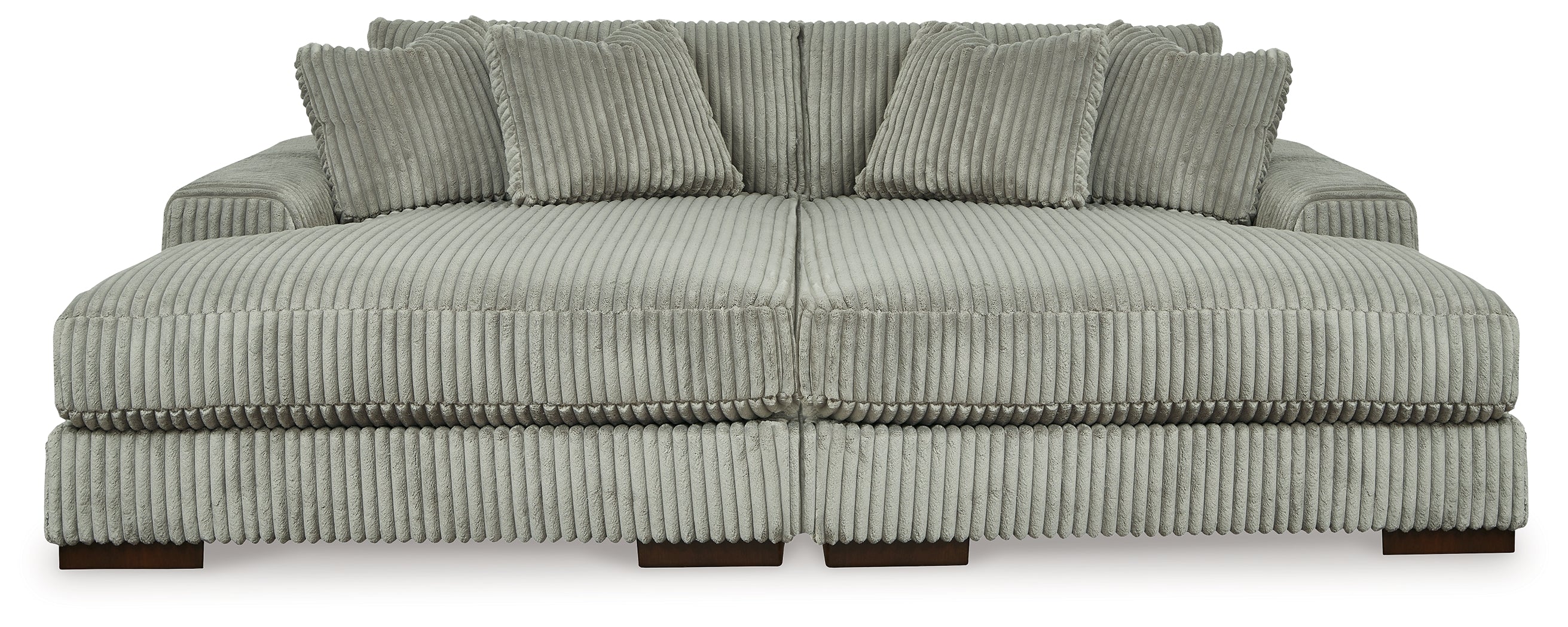 Leasing Furniture - Ashley Furniture - Lindyn Sectional - RAF Super Chaise / Fog - 21105S11