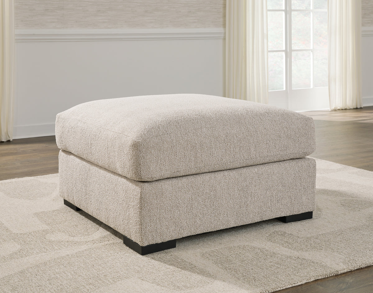 Leasing Furniture - Ashley Furniture - Ballyton Living Room - Oversized Accent Ottoman / Sand - 2510208