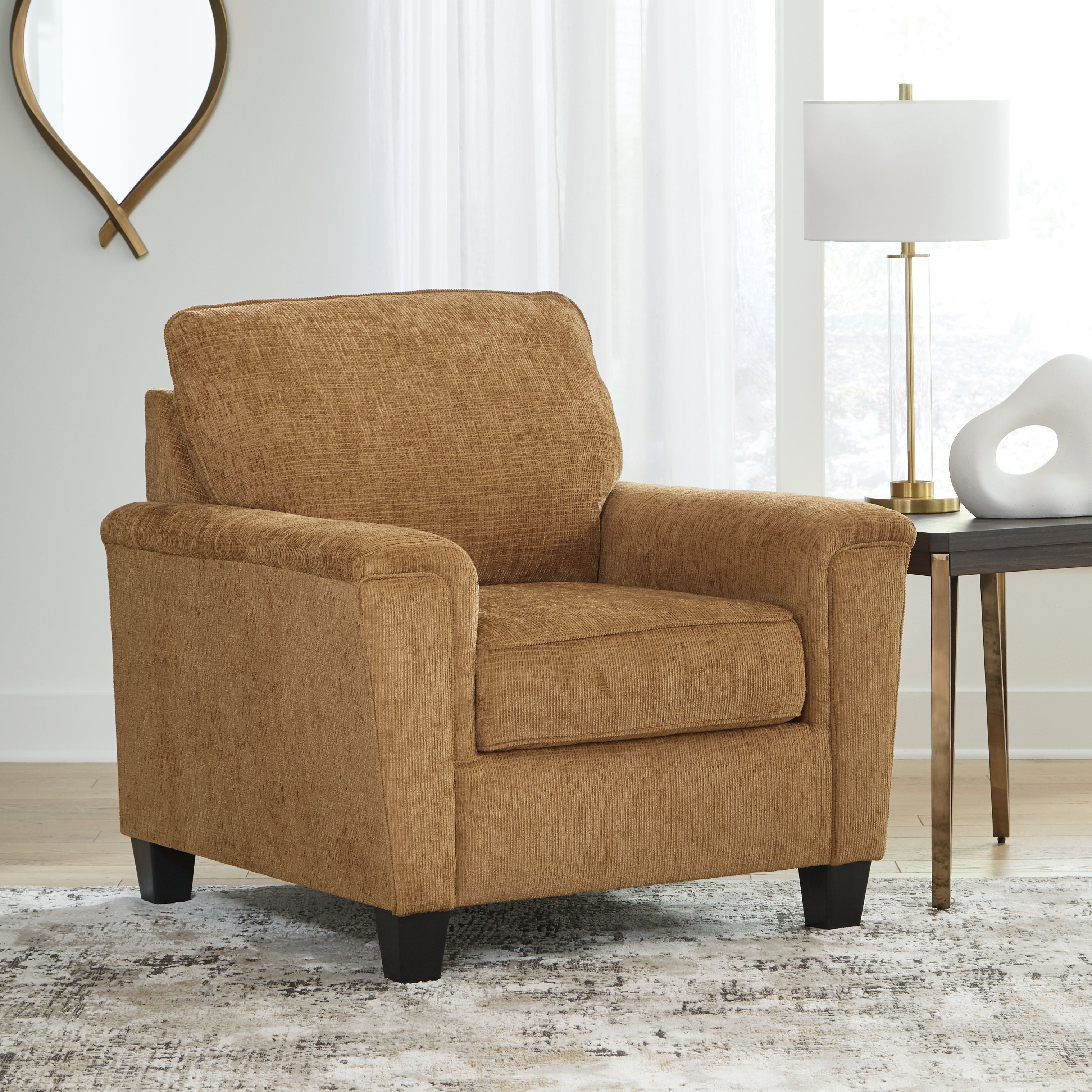 Leasing Furniture - Ashley Furniture - Erinslane Living Room - Chair / Honey - 2520720