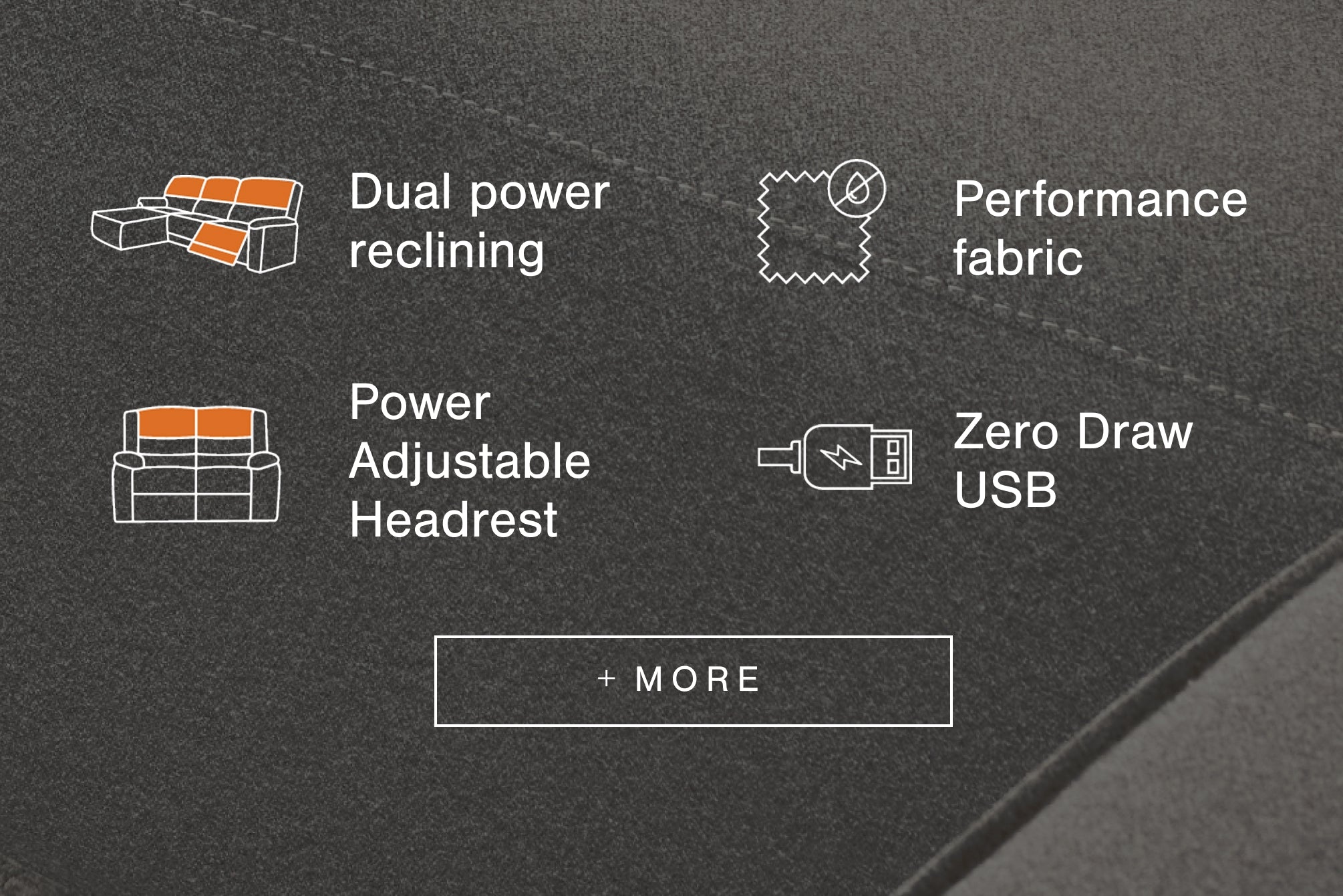 Leasing Furniture - Ashley Furniture - ModMax II Sectional - 6-Piece Reclining Sectional with Console / Salt and Pepper - 65906S36