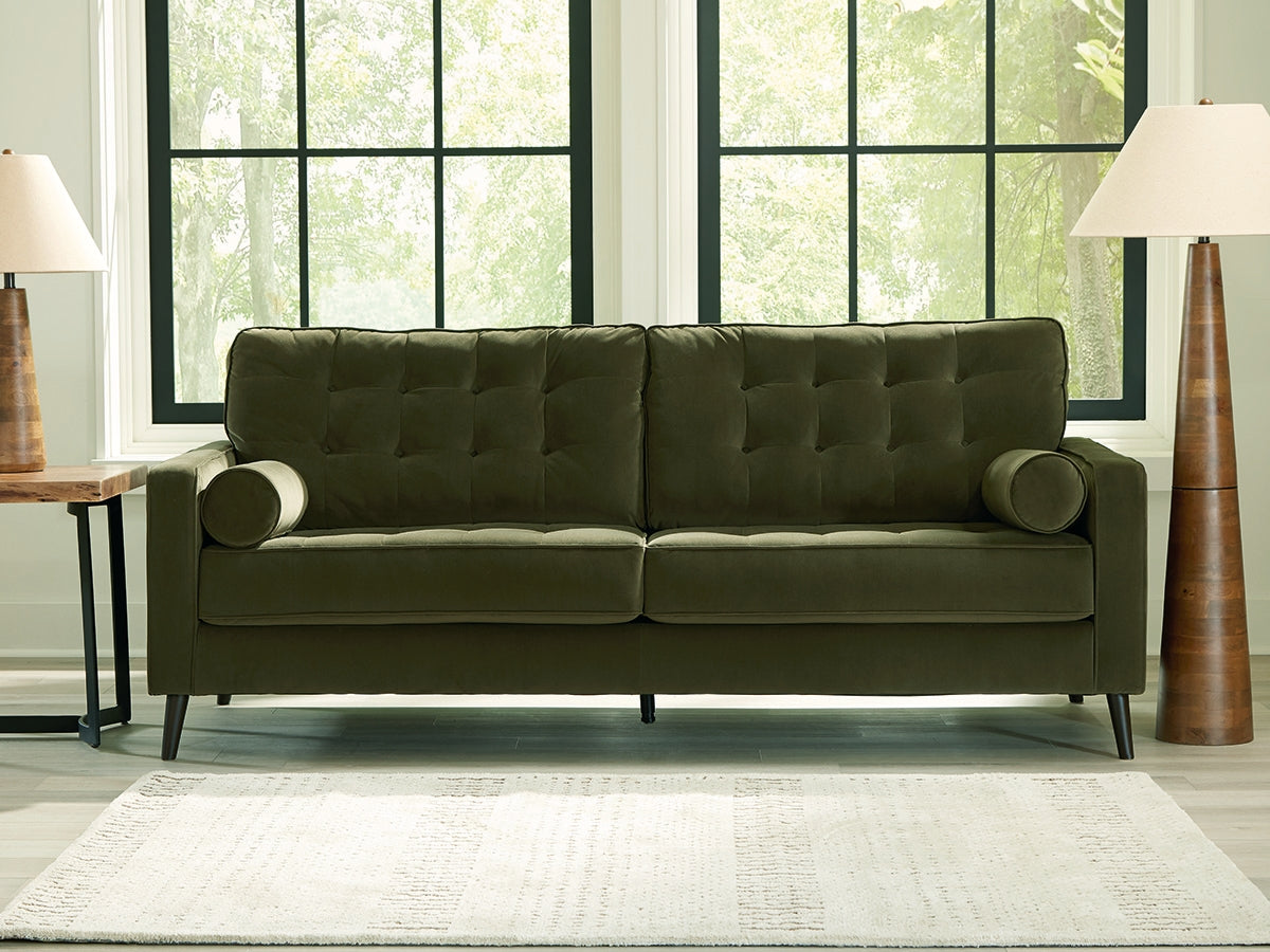 Leasing Furniture - Ashley Furniture - Reveon Lakes Living Room - Sofa / Olive - 2640438