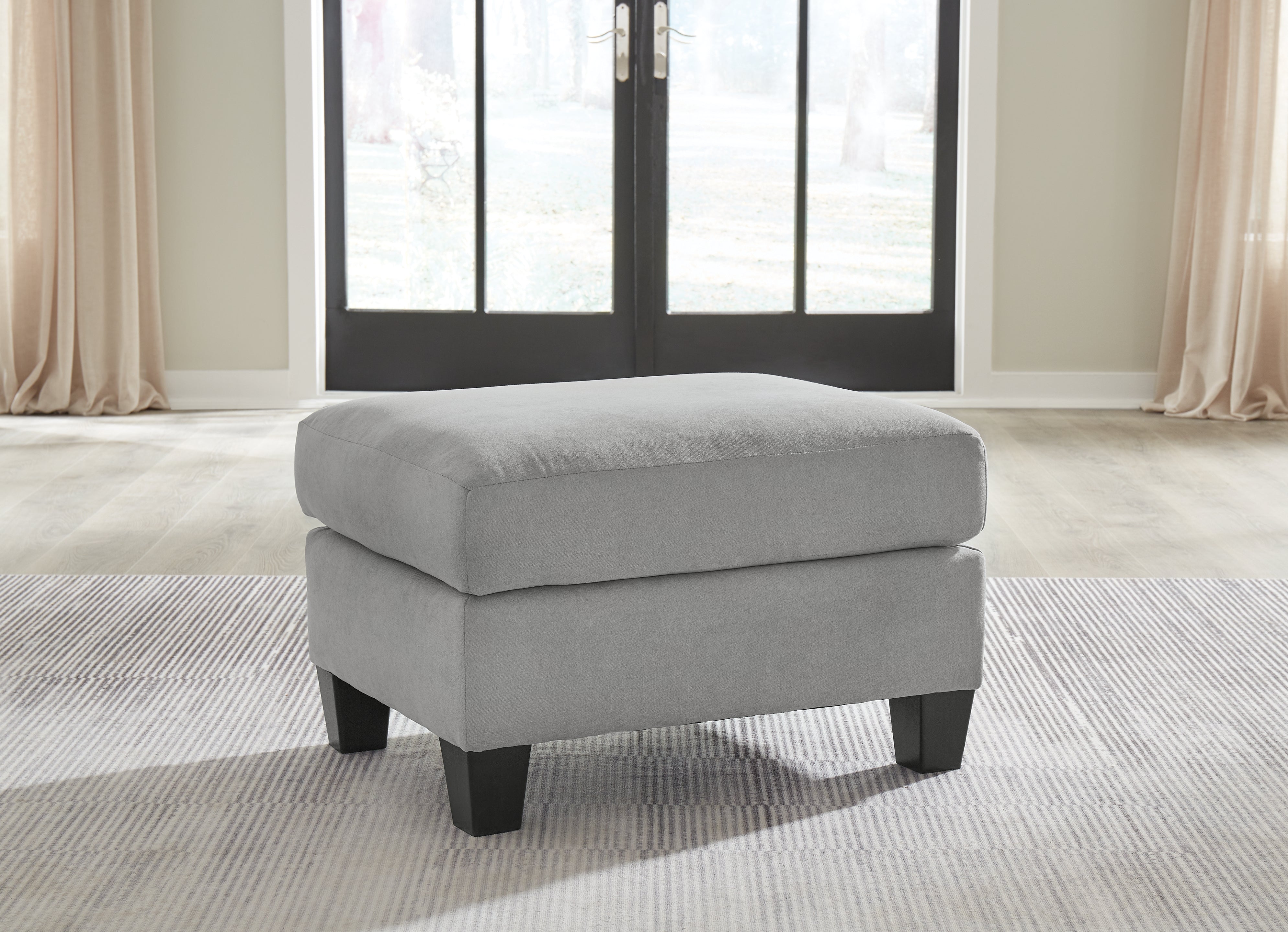 Leasing Furniture - Ashley Furniture - Adlai Living Room - Ottoman / Shadow - 3010314