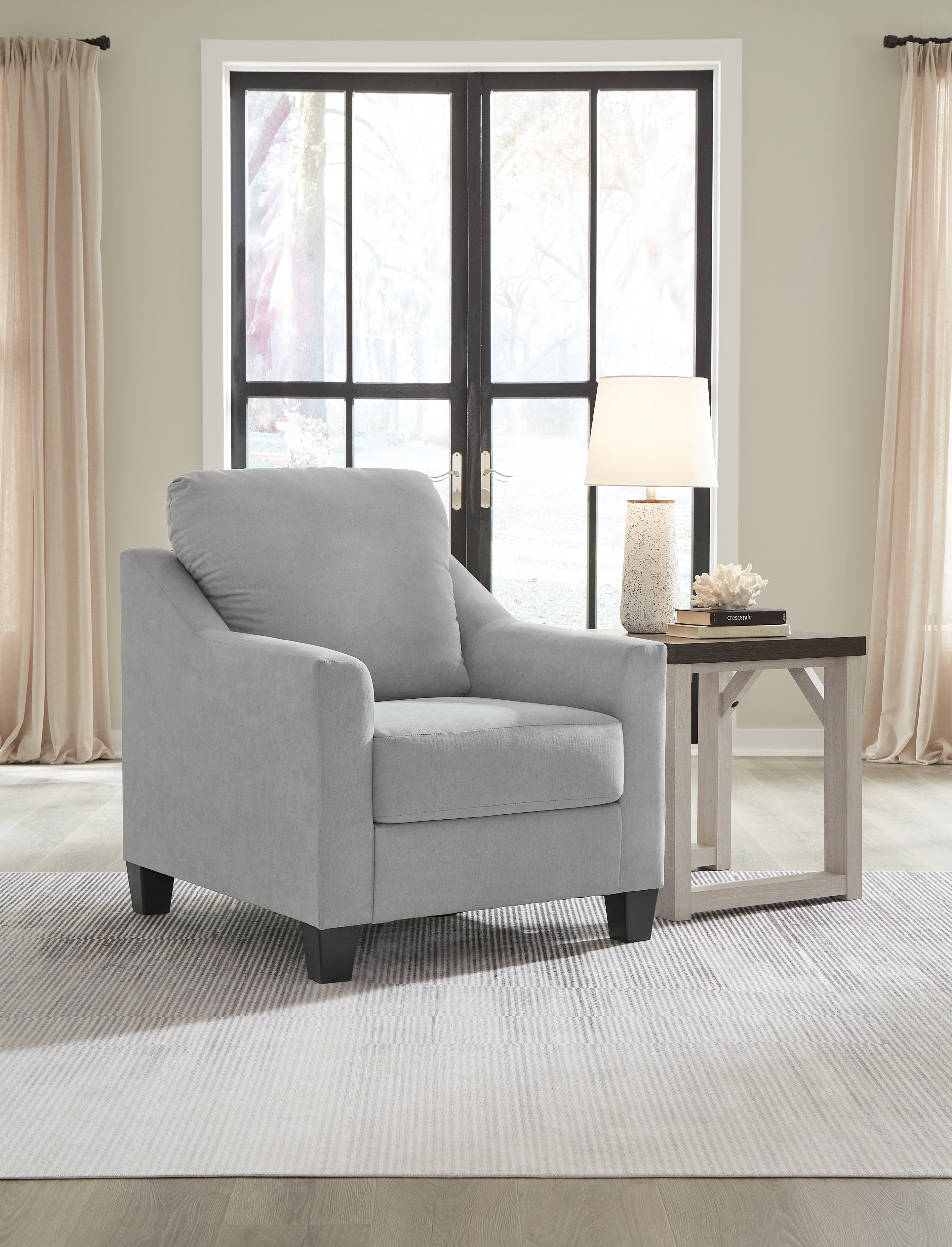 Leasing Furniture - Ashley Furniture - Adlai Living Room - Chair / Shadow - 3010320