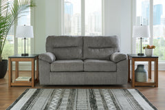 Leasing Furniture - Ashley Furniture - Bindura Living Room - Glider Loveseat / Mineral - 3030578