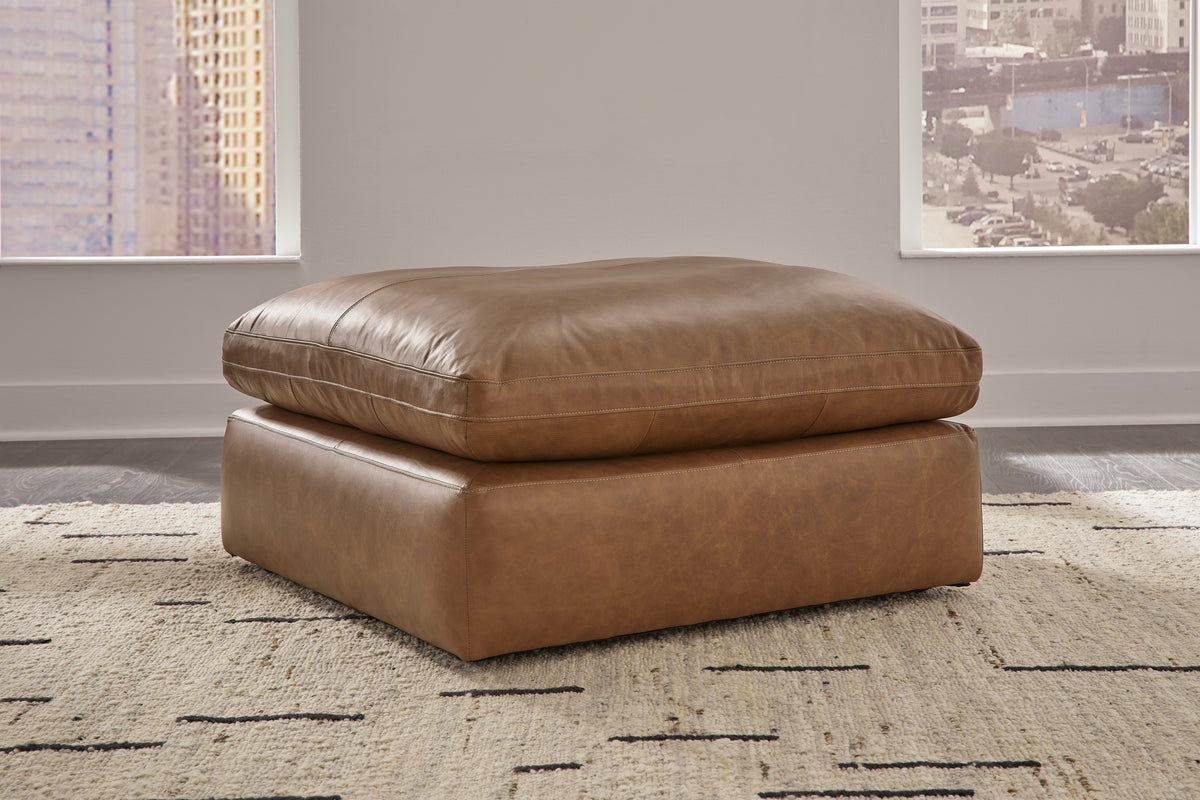 Leasing Furniture - Ashley Furniture - Emilia Living Room - Oversized Accent Ottoman / Caramel - 3090108
