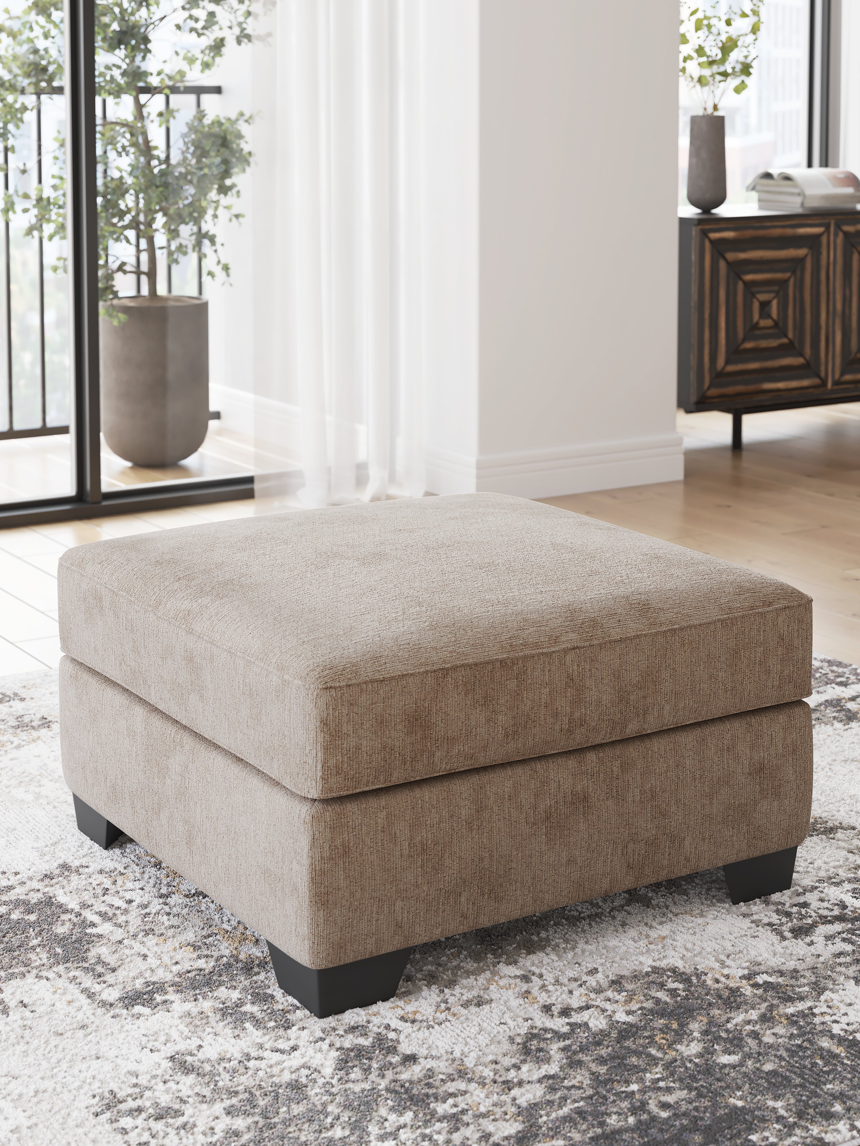 Leasing Furniture - Ashley Furniture - Olten Living Room - Oversized Accent Ottoman / Mocha - 3130408