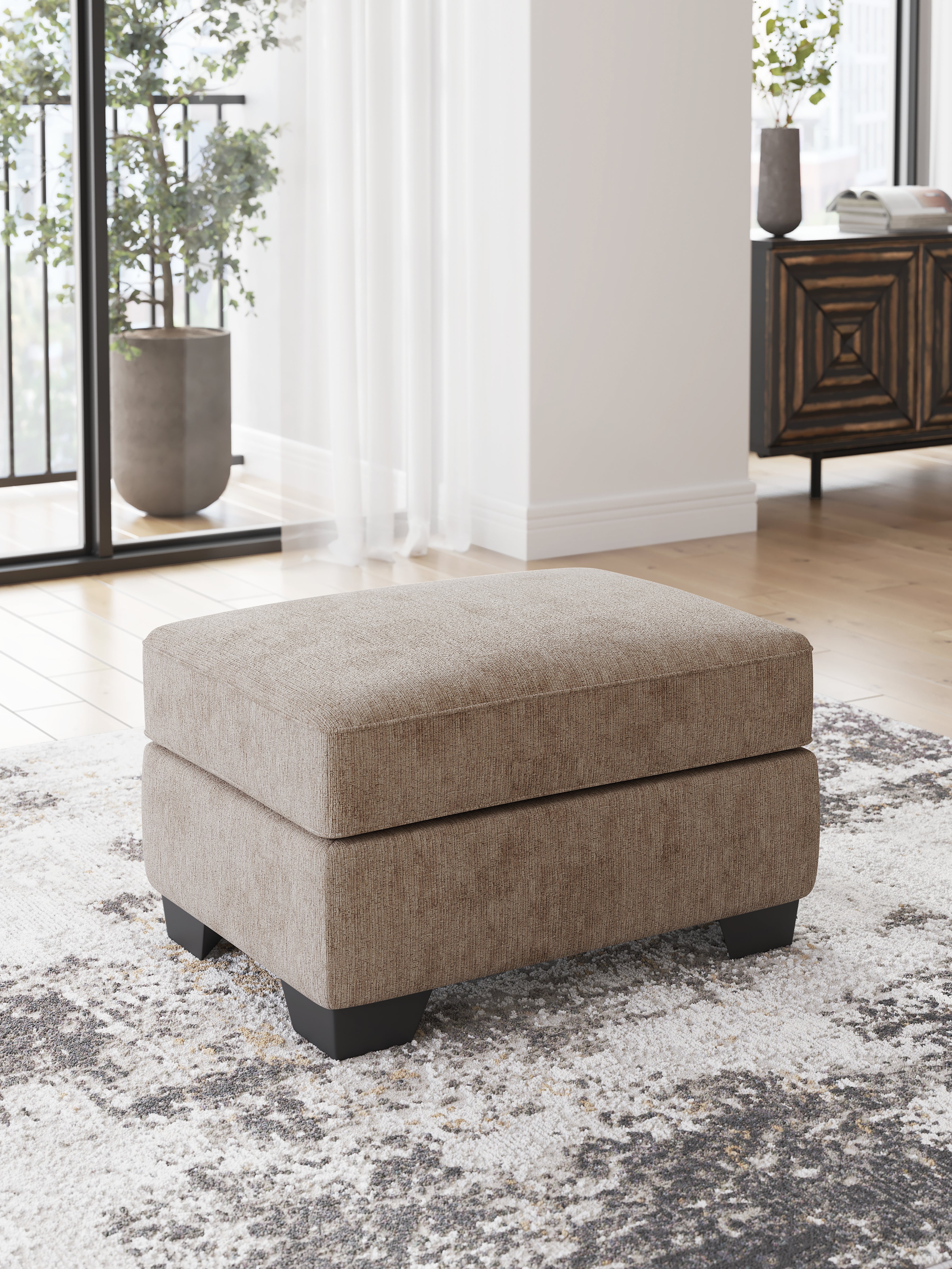 Leasing Furniture - Ashley Furniture - Olten Living Room - Ottoman / Mocha - 3130414