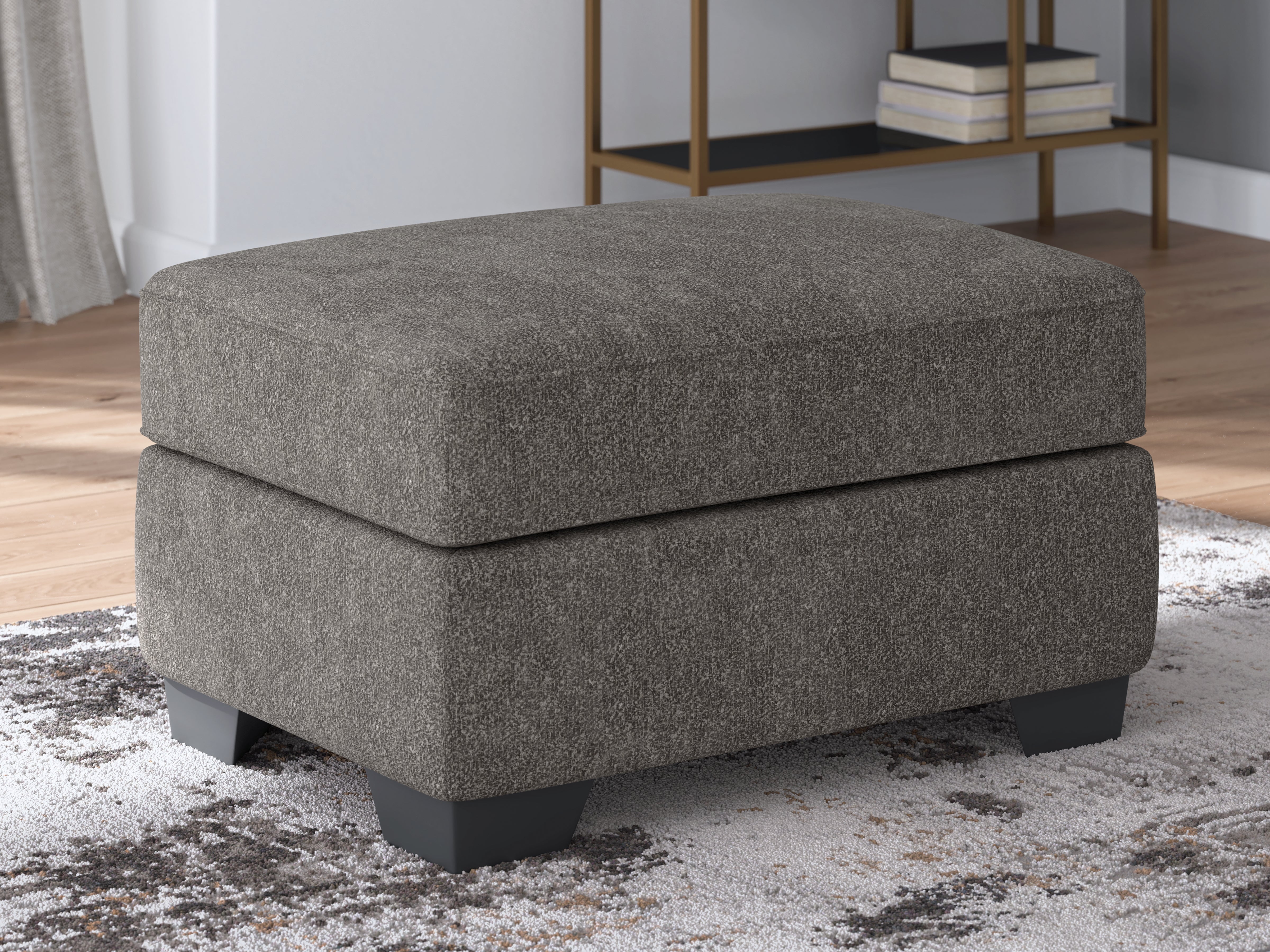 Leasing Furniture - Ashley Furniture - Olten Living Room - Ottoman / Graphite - 3130514