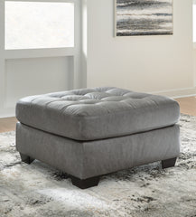 Leasing Furniture - Ashley Furniture - Clairette Court Living Room - Oversized Accent Ottoman / Alloy - 3150308