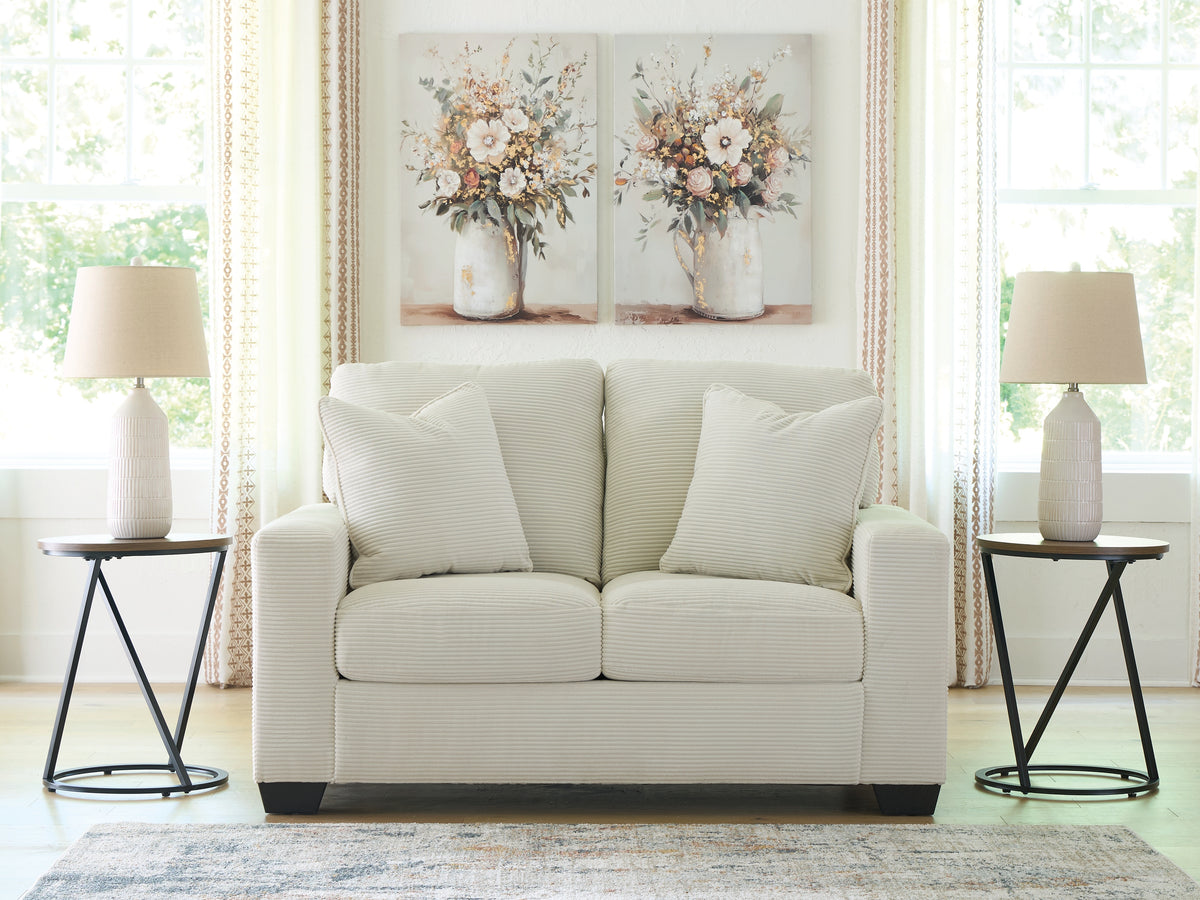 Leasing Furniture - Ashley Furniture - Greenbriar Living Room - Sofa Chaise / Ivory - PC3200618