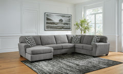 Leasing Furniture - Ashley Furniture - Birkdale Court Sectional - RAF 3-Piece Sectional / Gray - 32402S3