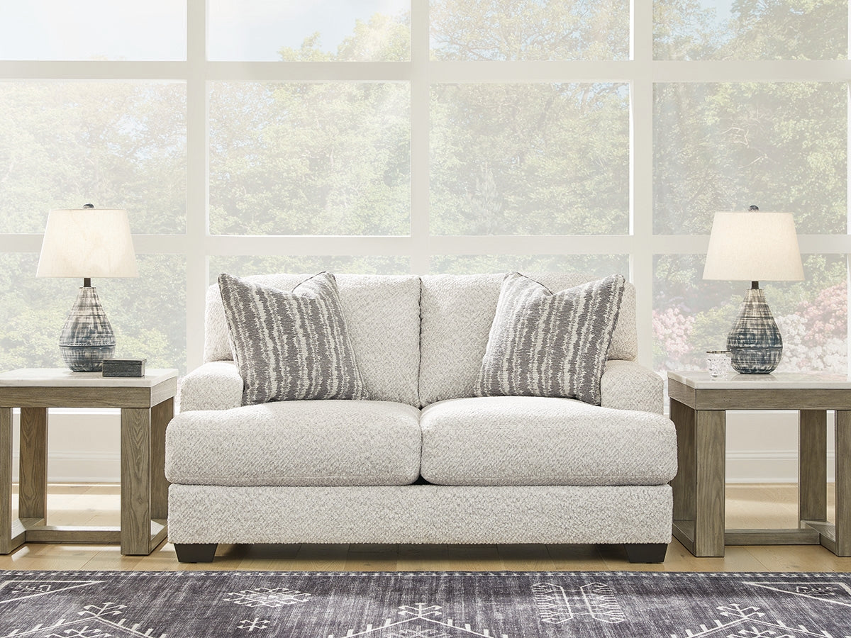 Leasing Furniture - Ashley Furniture - Brebryan Living Room - Loveseat / Flannel - 3440135