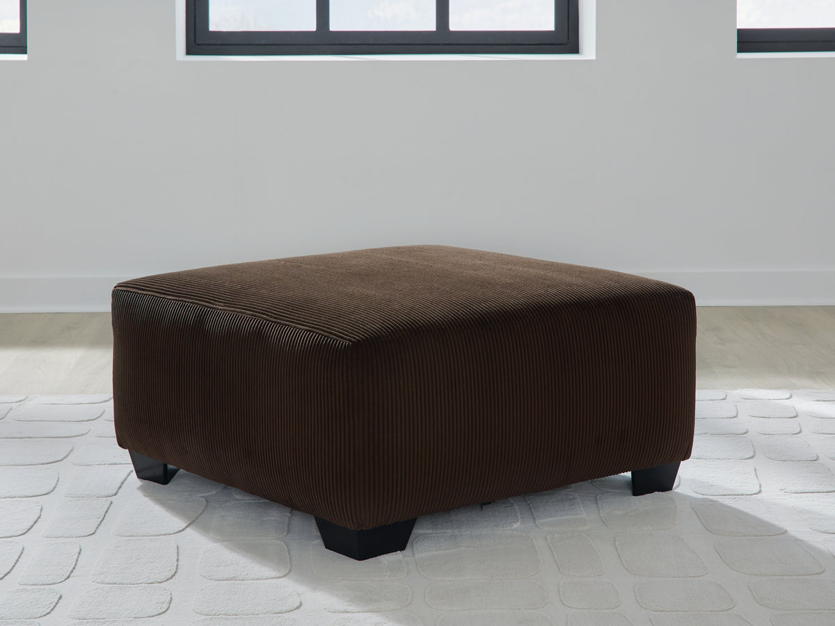 Leasing Furniture - Ashley Furniture - Kimlee Living Room - Oversized Accent Ottoman / Chocolate - PC3560308