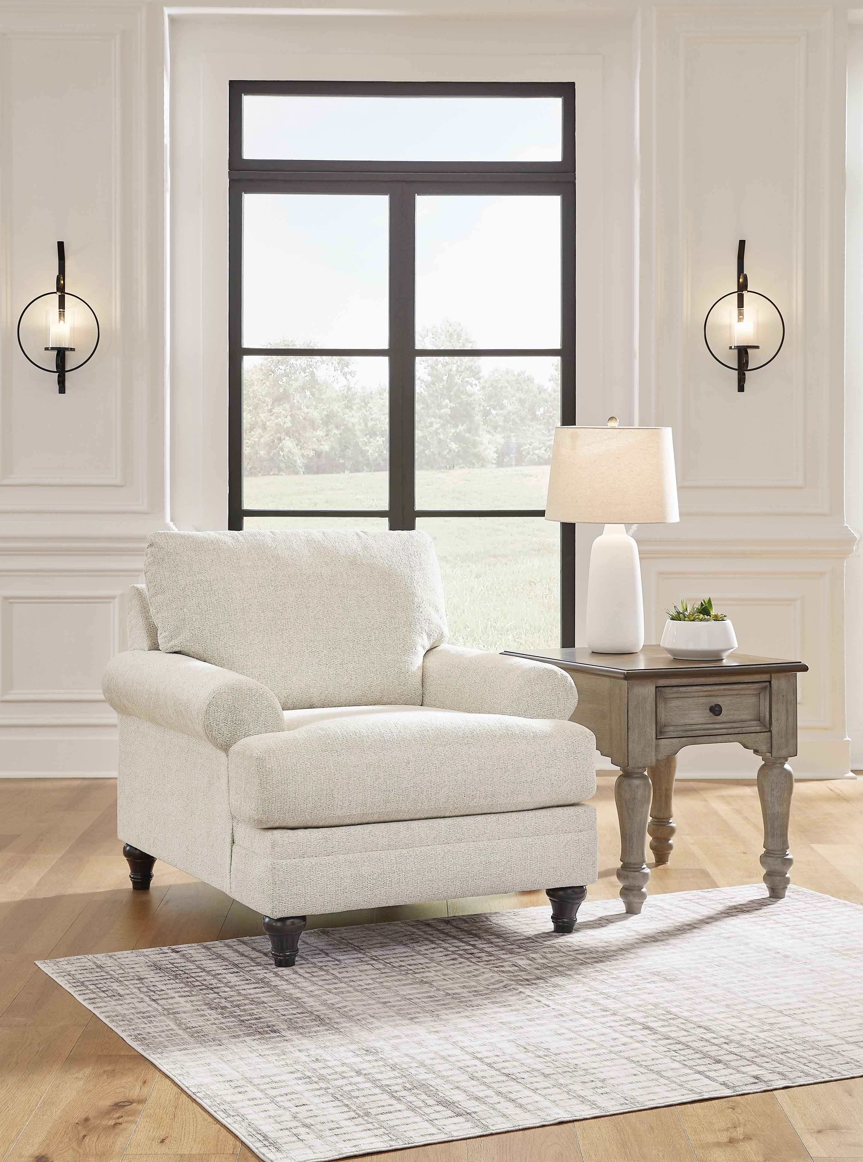 Leasing Furniture - Ashley Furniture - Valerani Living Room - Chair / Sandstone - 3570220