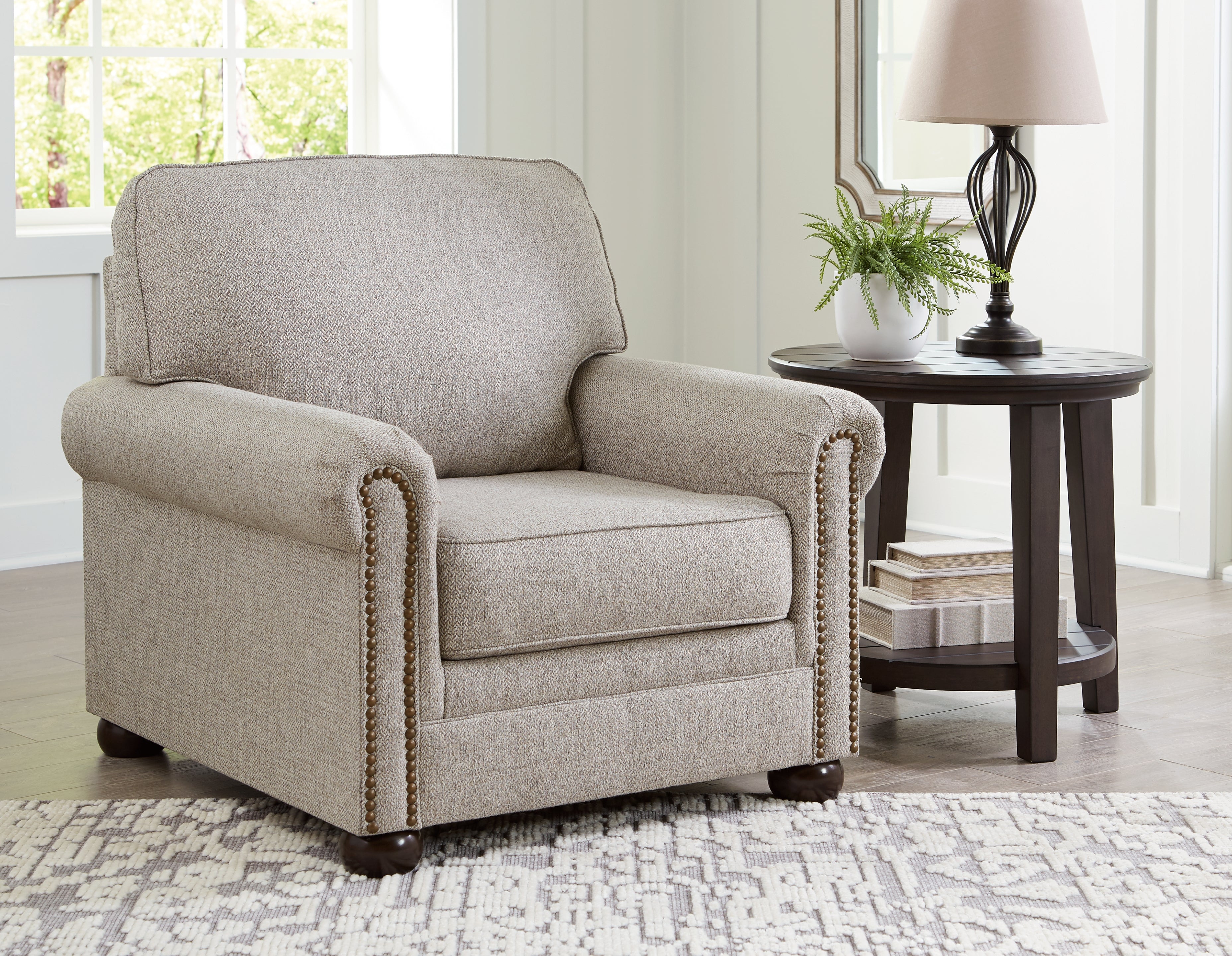 Leasing Furniture - Ashley Furniture - Gaelon Living Room - Chair / Dune - 3730720