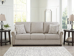 Leasing Furniture - Ashley Furniture - Gaelon Living Room - Queen Sofa Sleeper / Dune - 3730739