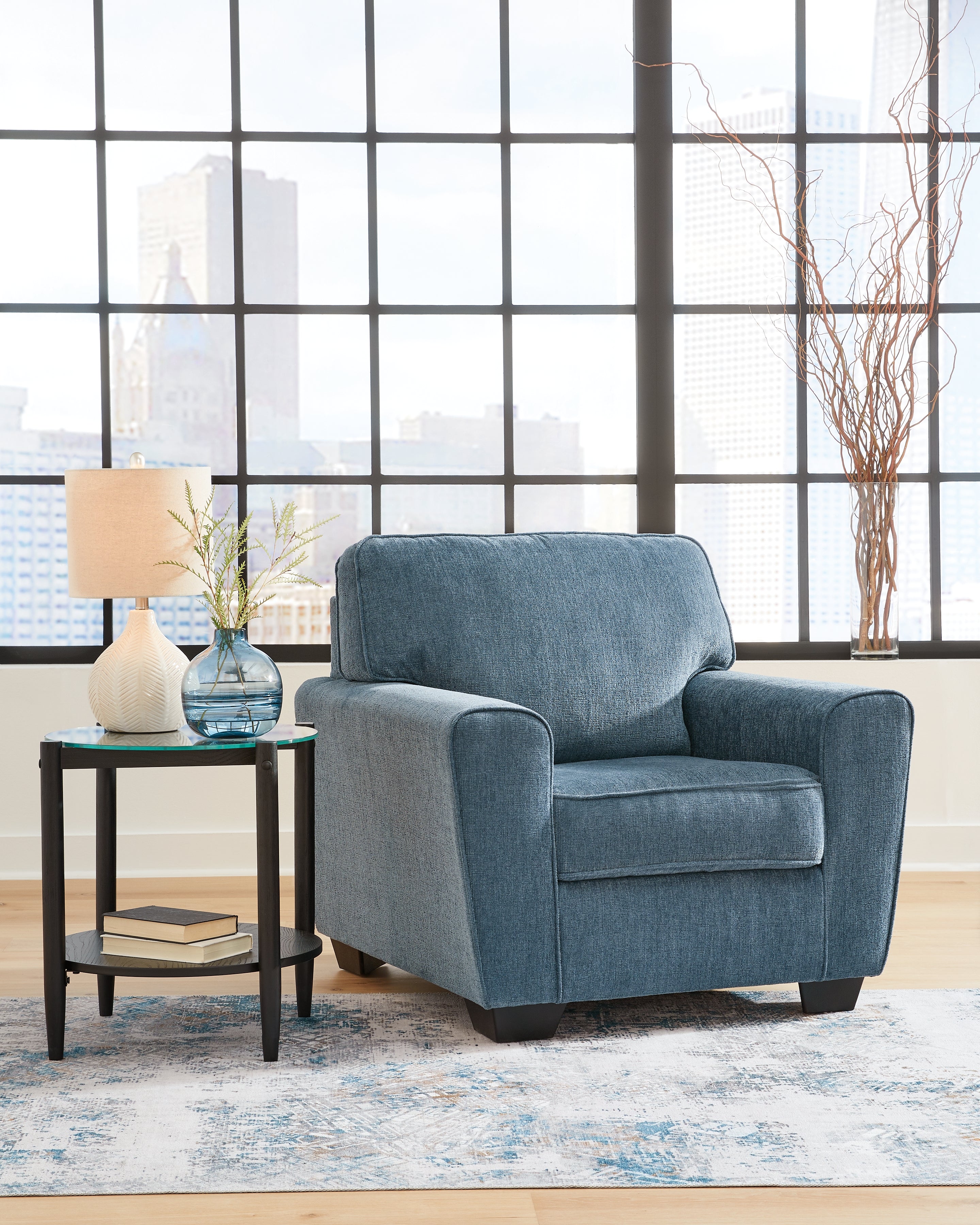 Leasing Furniture - Ashley Furniture - Cashton Living Room - Chair / Blue - 4060520