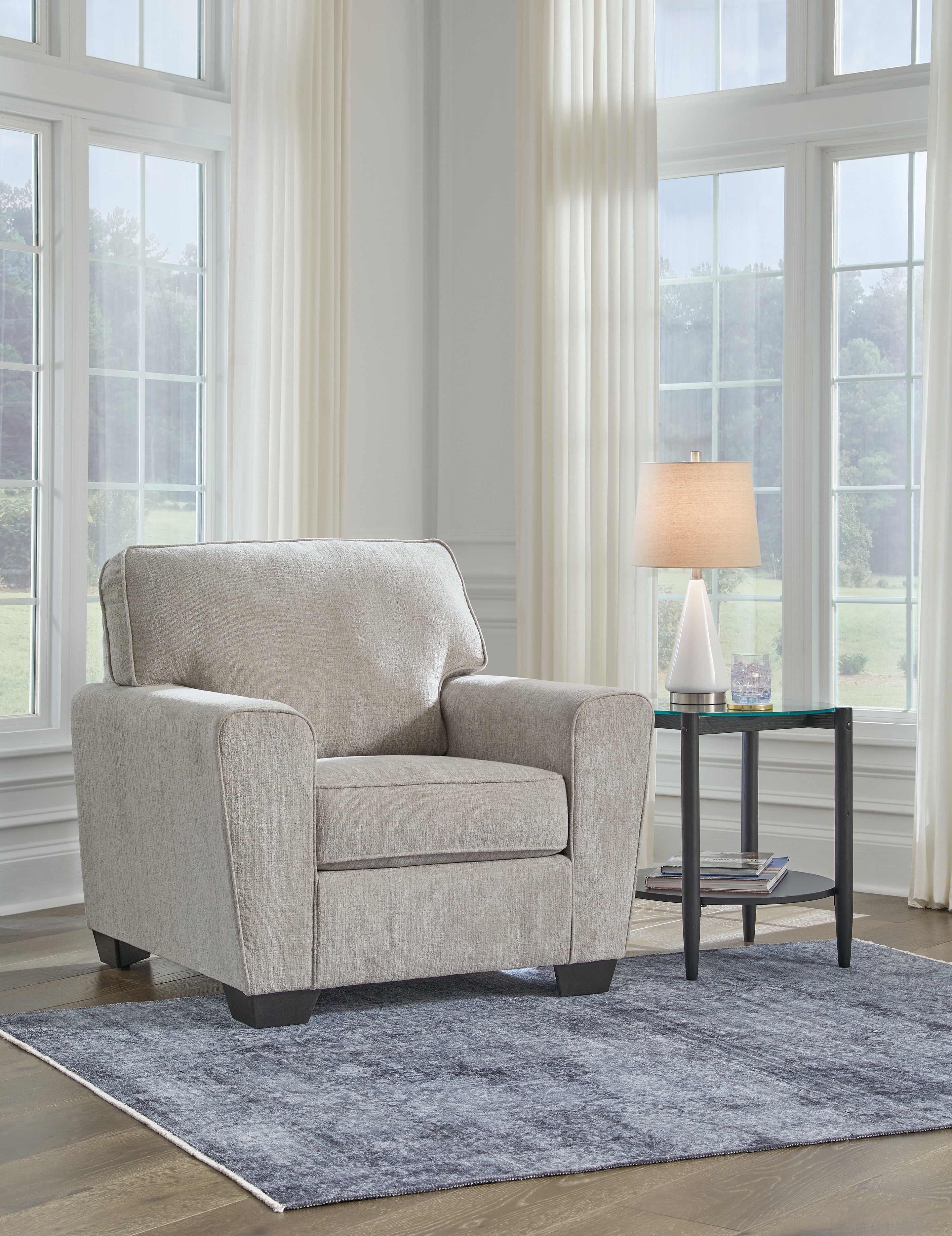 Leasing Furniture - Ashley Furniture - Cashton Living Room - Chair / Ice - 4060620