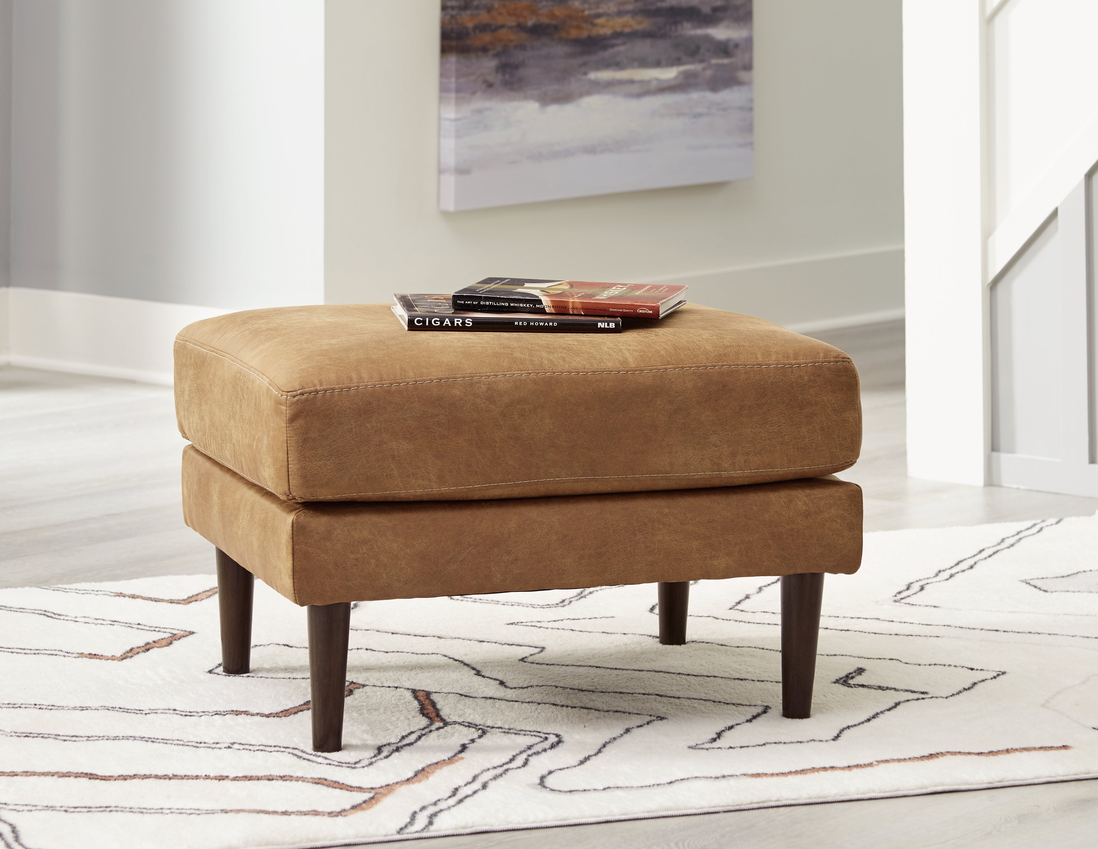 Leasing Furniture - Ashley Furniture - Telora Living Room - Sofa / Caramel - 4100238