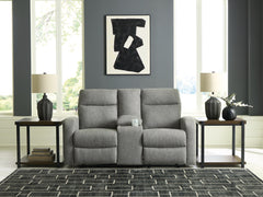 Leasing Furniture - Ashley Furniture - Gauntlet Living Room - Rocker Recliner / Sterling - PC4220425