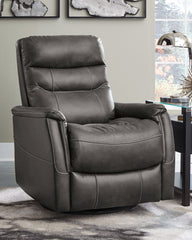 Leasing Furniture - Ashley Furniture - Riptyme Living Room - Swivel Glider Recliner / Quarry - 4640261