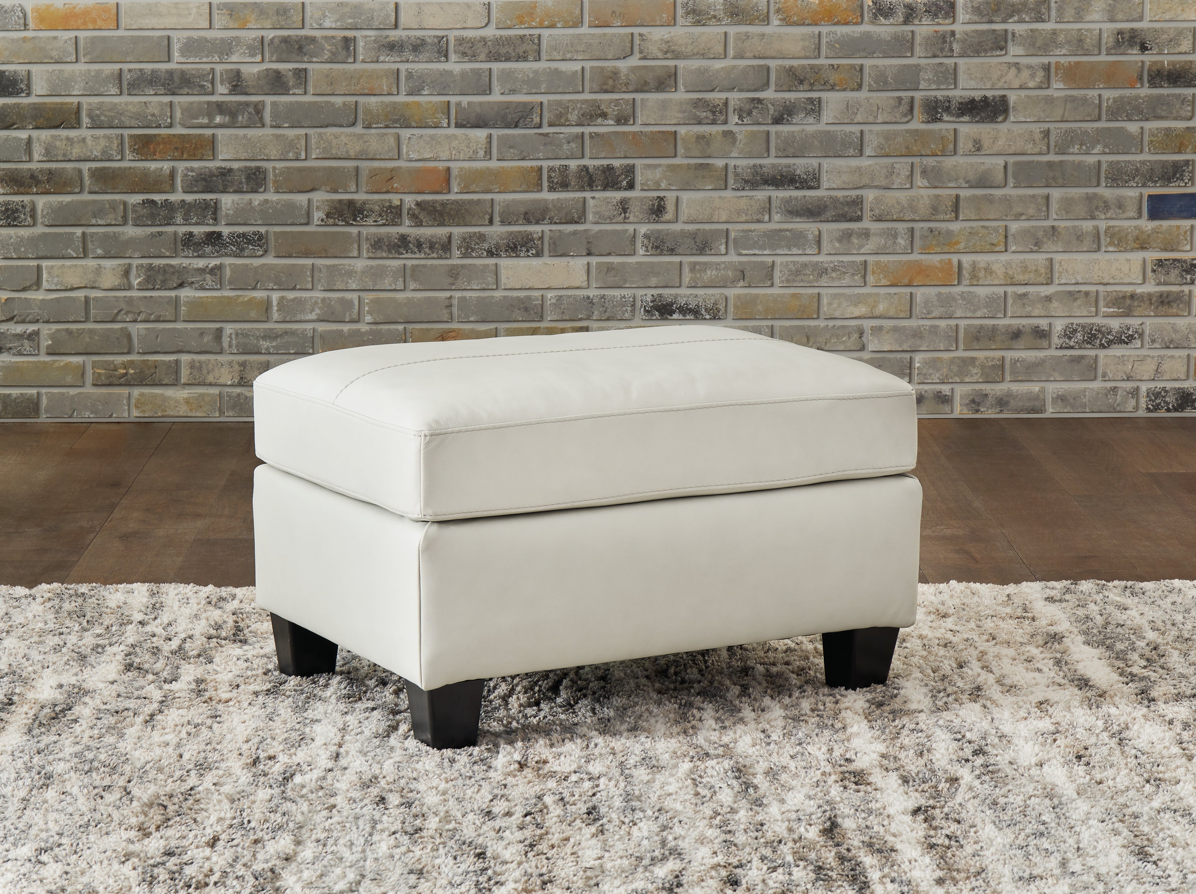 Leasing Furniture - Ashley Furniture - Genoa Living Room - Ottoman / Coconut - 4770414