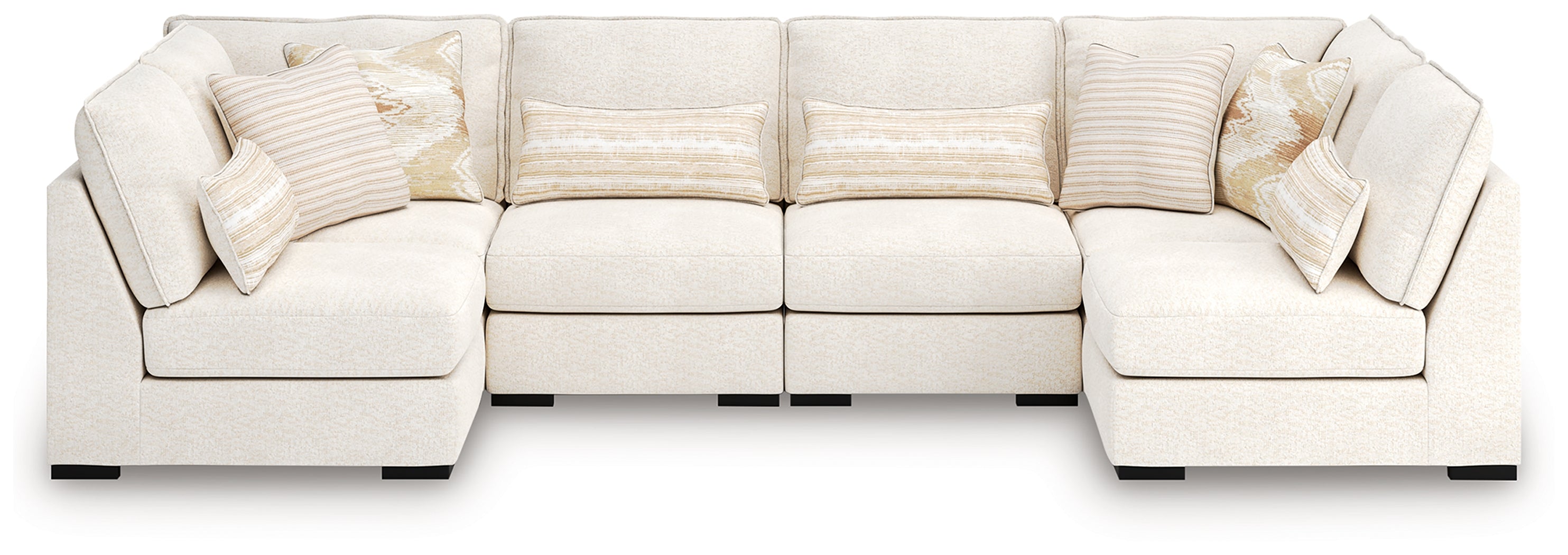 Leasing Furniture - Ashley Furniture - Donelson Creek Sectional - 5-Piece Sectional / Vanilla - 48002S1