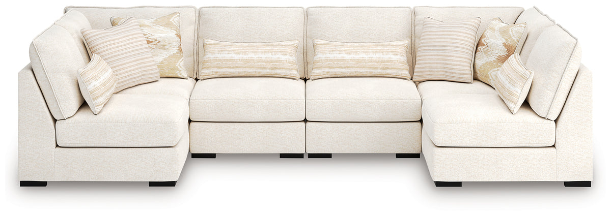 Leasing Furniture - Ashley Furniture - Donelson Creek Sectional - 5-Piece Sectional / Vanilla - 48002S1