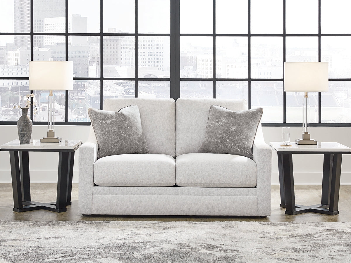 Leasing Furniture - Ashley Furniture - Maitelynn Living Room - Loveseat / Chalk - 4820235