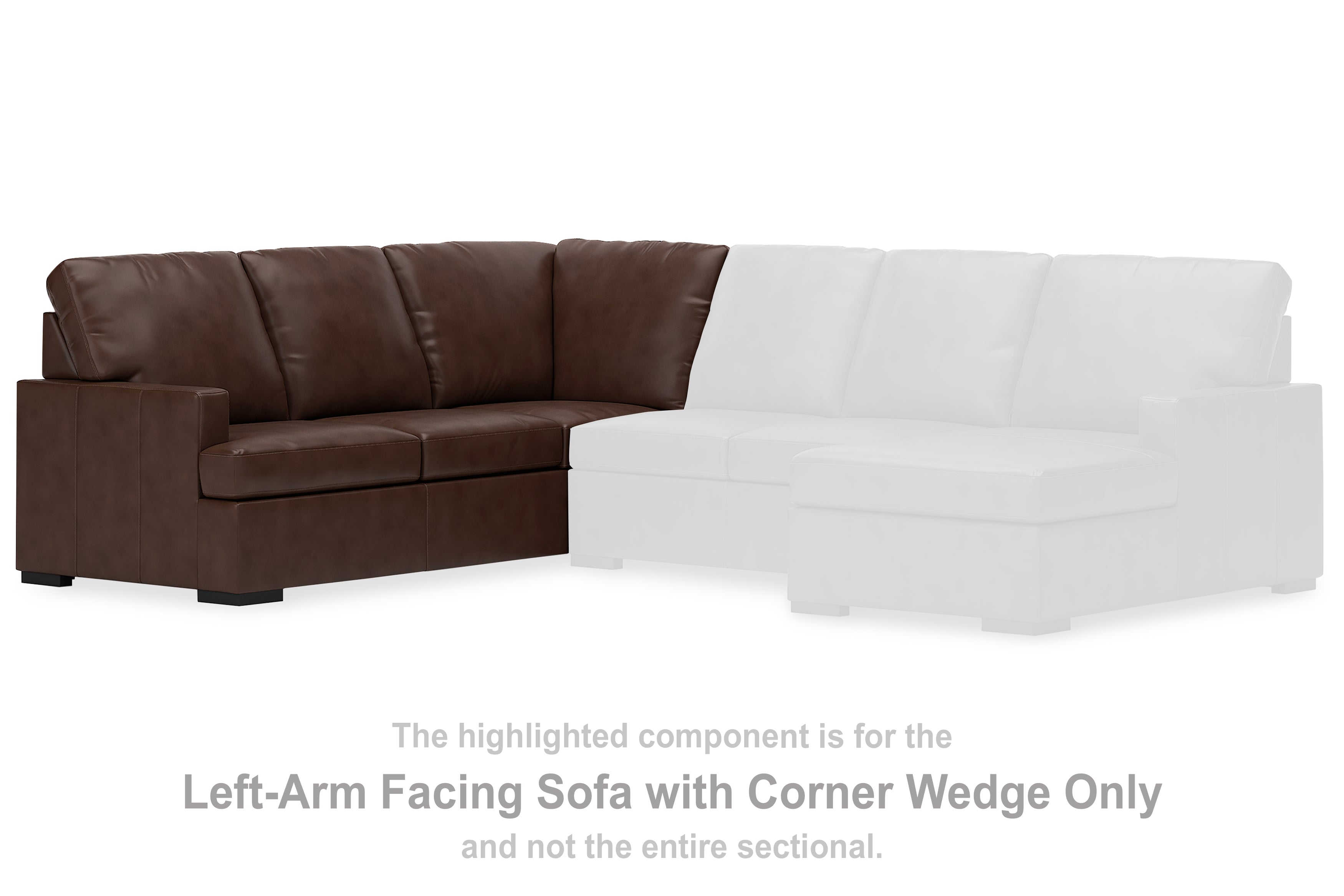 Leasing Furniture - Ashley Furniture - McDowlan Sectional - LAF Sofa w/Corner Wedge / Coffee - PC4850448