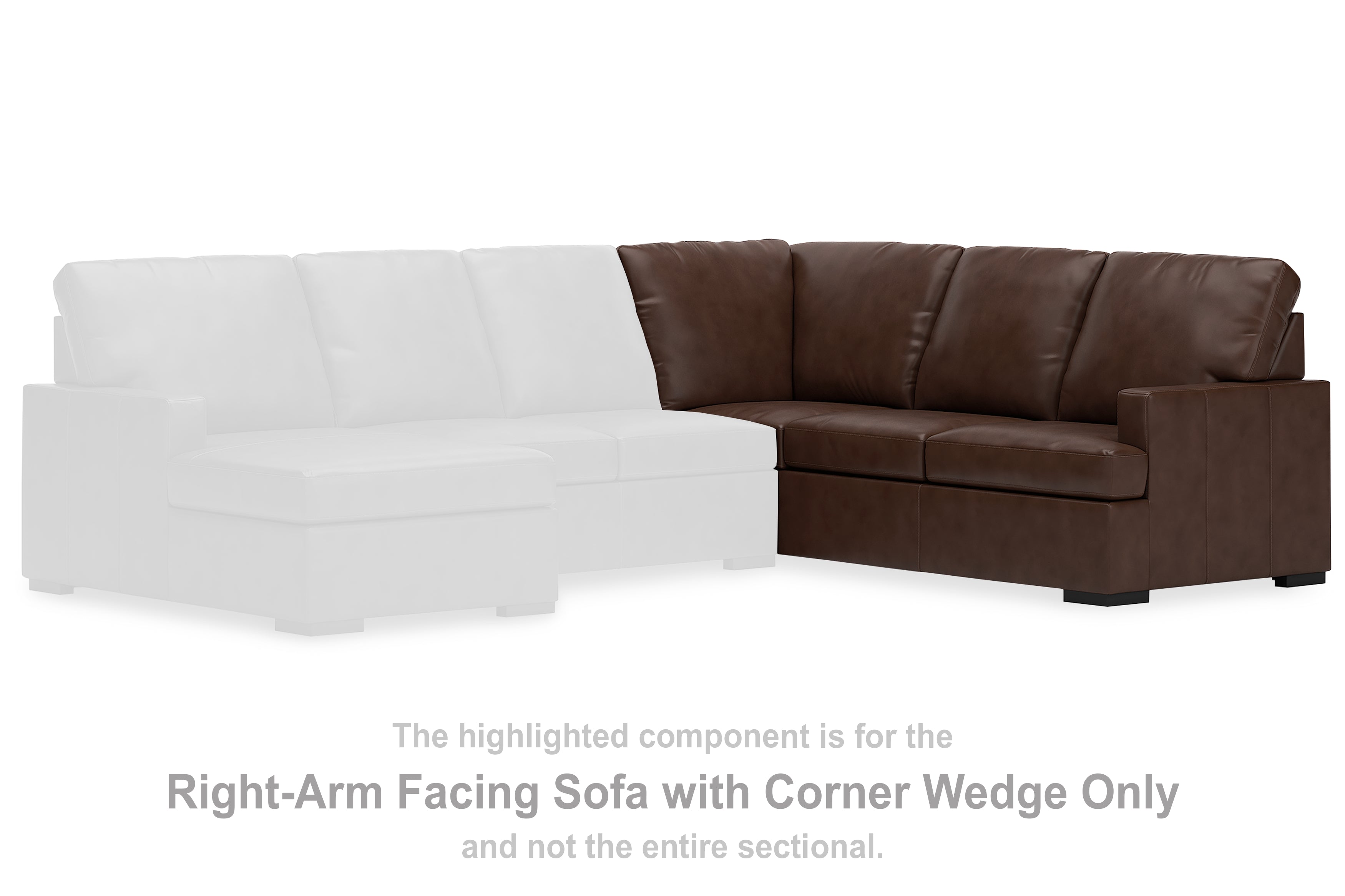 Leasing Furniture - Ashley Furniture - McDowlan Sectional - RAF Sofa w/Corner Wedge / Coffee - PC4850449