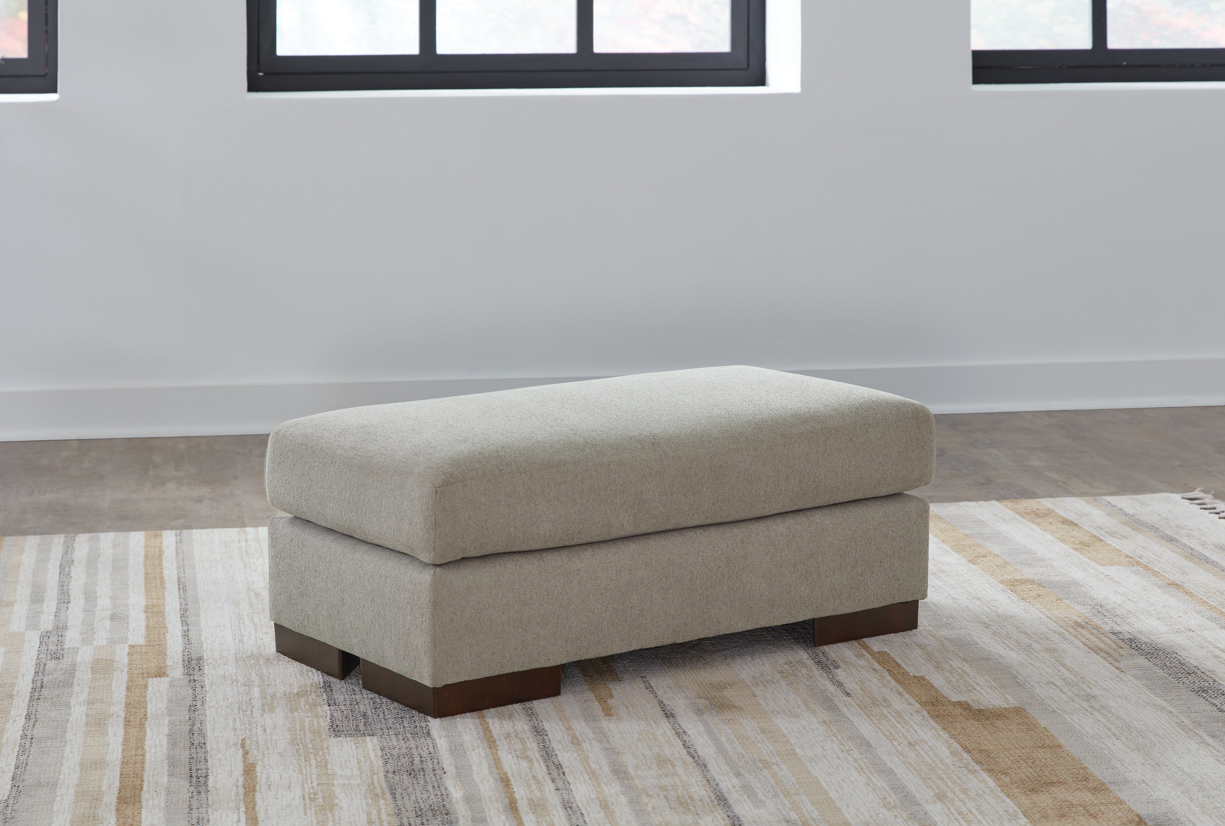 Leasing Furniture - Ashley Furniture - Maggie Living Room - Ottoman / Flax - 5200414