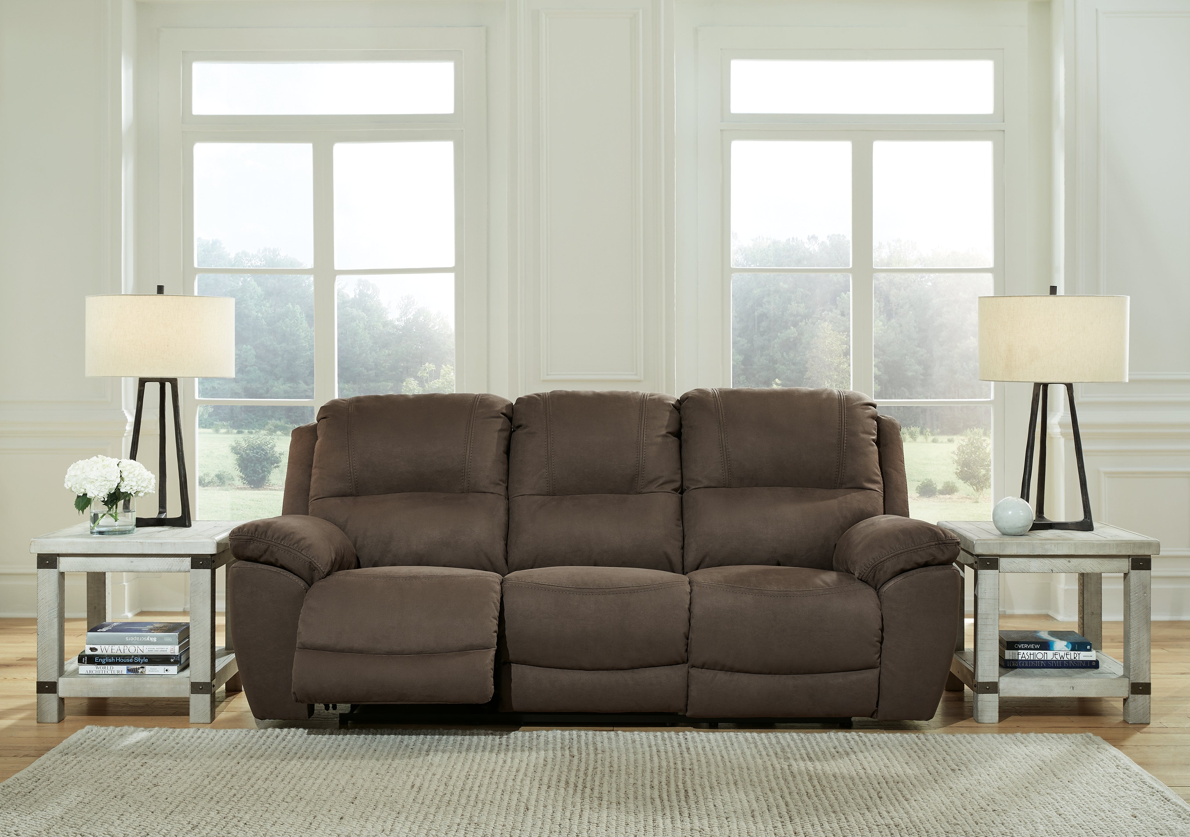 Leasing Furniture - Ashley Furniture - Next-Gen Gaucho Living Room - Reclining Sofa / Espresso - 5420488