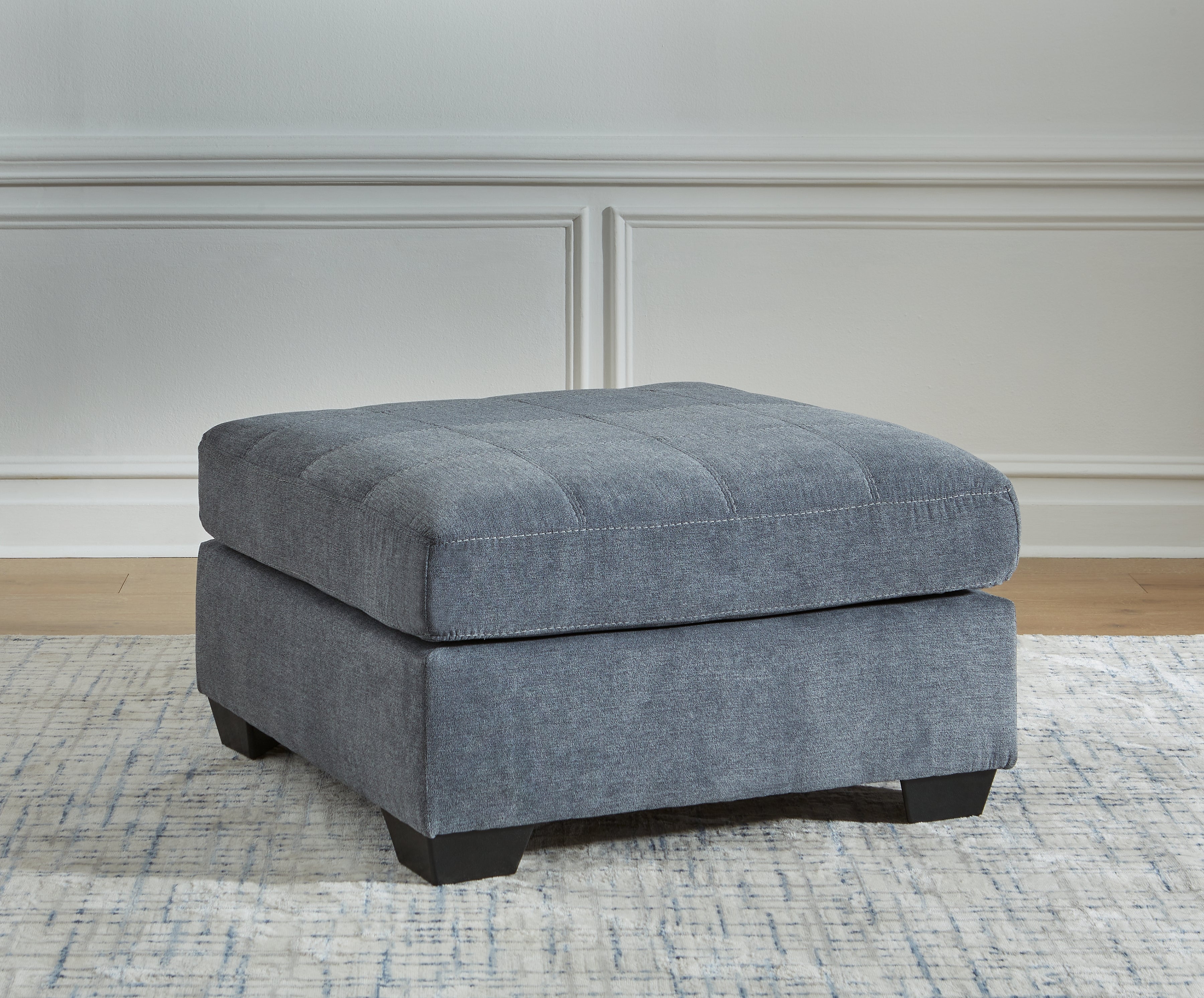 Leasing Furniture - Ashley Furniture - Marleton Living Room - Oversized Accent Ottoman / Denim - 5530308