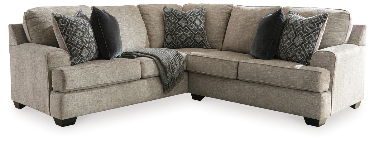 Leasing Furniture - Ashley Furniture - Bovarian Sectional - LAF 4-Piece Sectional / Stone - 56103S6