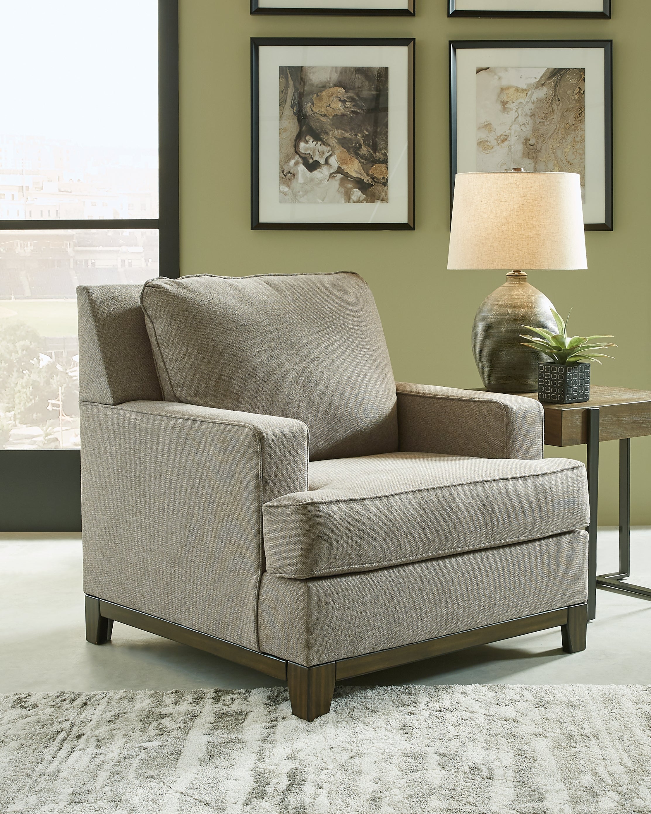 Leasing Furniture - Ashley Furniture - Kaywood Living Room - Chair / Granite - 5630320