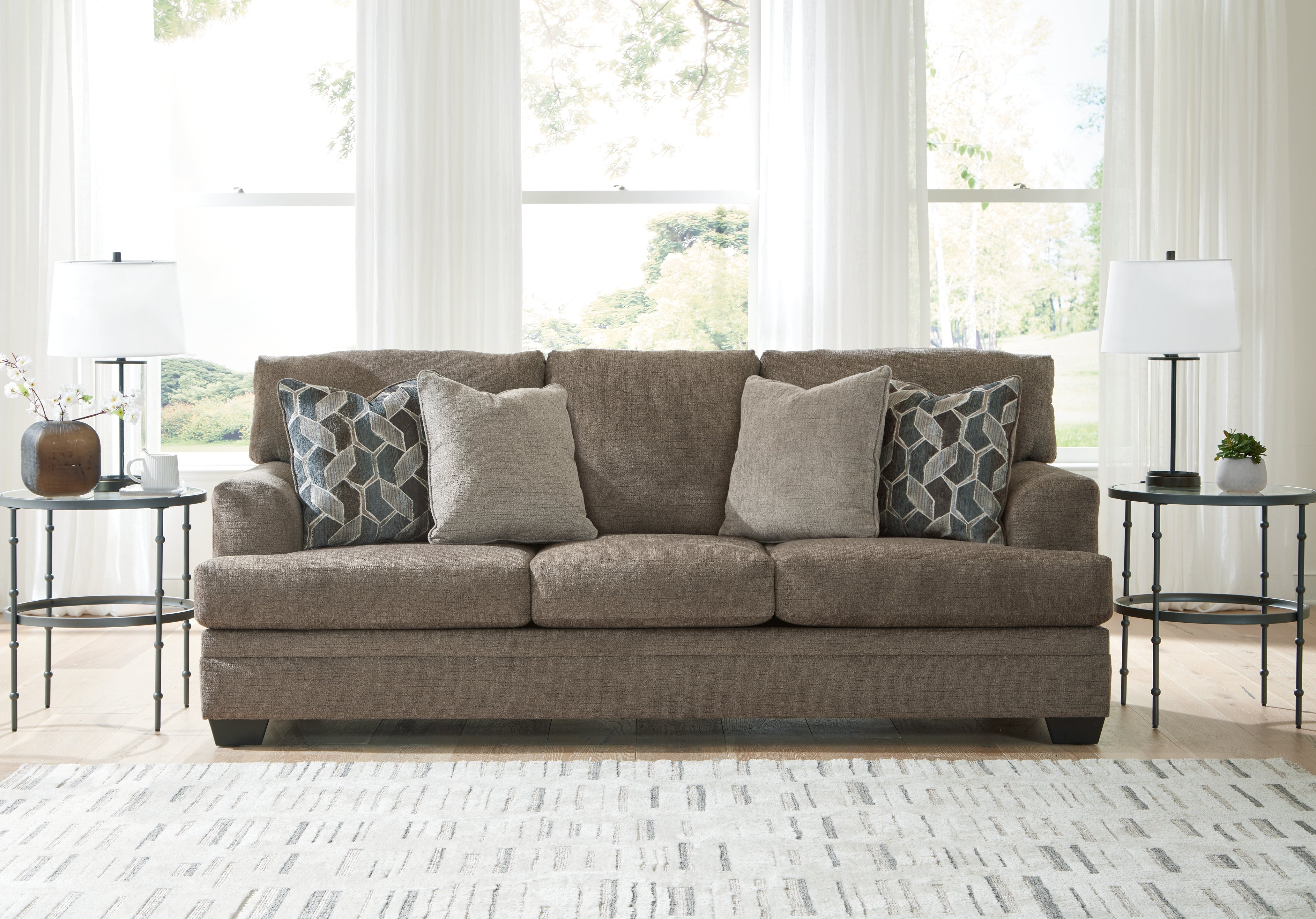 Leasing Furniture - Ashley Furniture - Stonemeade Living Room - Sofa / Nutmeg - 5950538