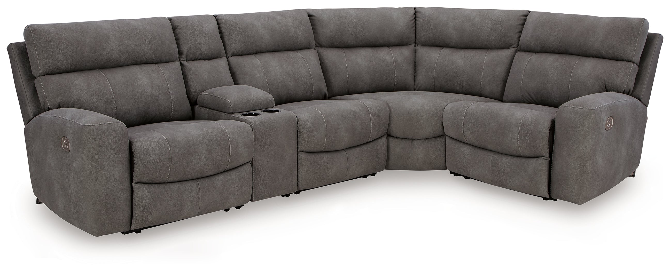 Leasing Furniture - Ashley Furniture - Next-Gen DuraPella Sectional - 4-Piece Power Reclining Sectional / Sand - 61004S4